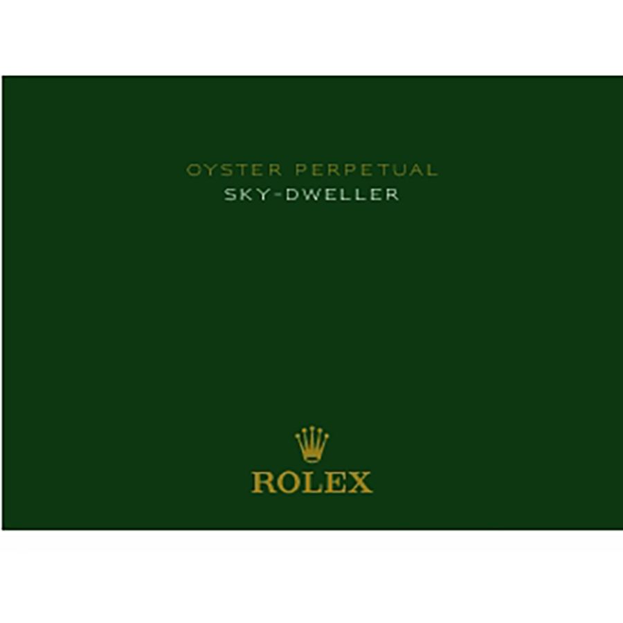 Rolex Sky-Dweller Oystersteel & White Gold Calendar & GMT Feature Men's Watch 336934-0005