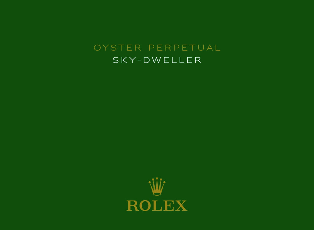 Rolex Sky-Dweller Oystersteel Yellow Gold White Calendar & GMT Dial Jubilee Men's Watch 336933-0006