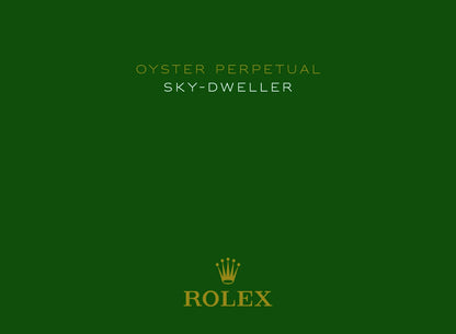 Rolex Sky-Dweller Oystersteel Yellow Gold White Calendar & GMT Dial Jubilee Men's Watch 336933-0006