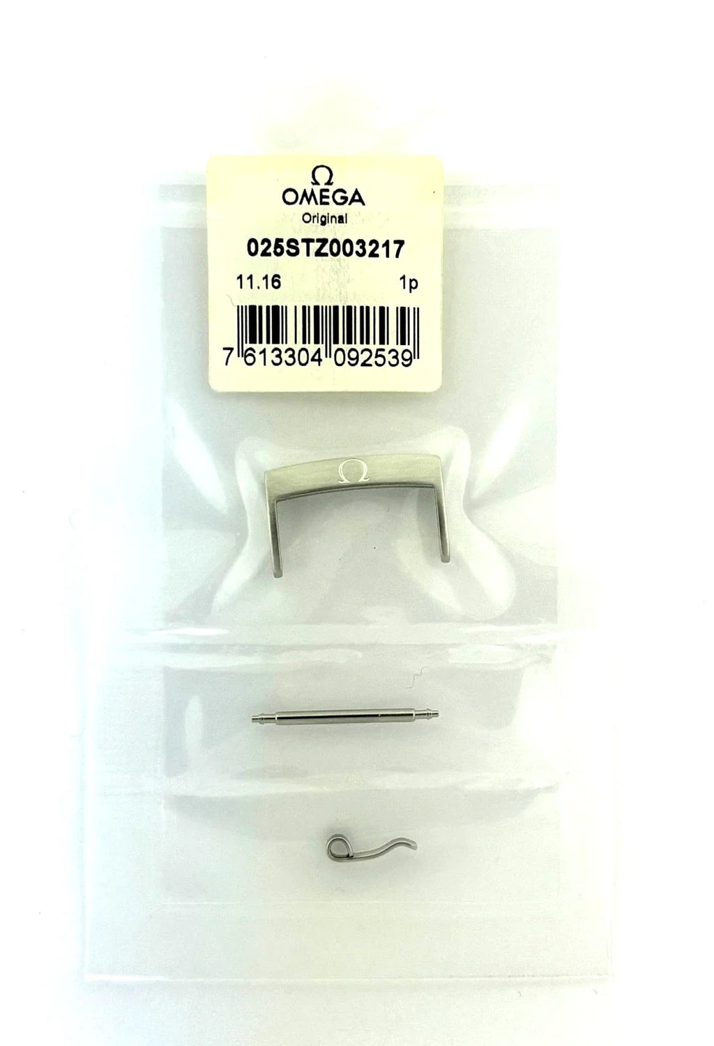 Omega 21mm Stainless Steel Tang Buckle 025STZ003217