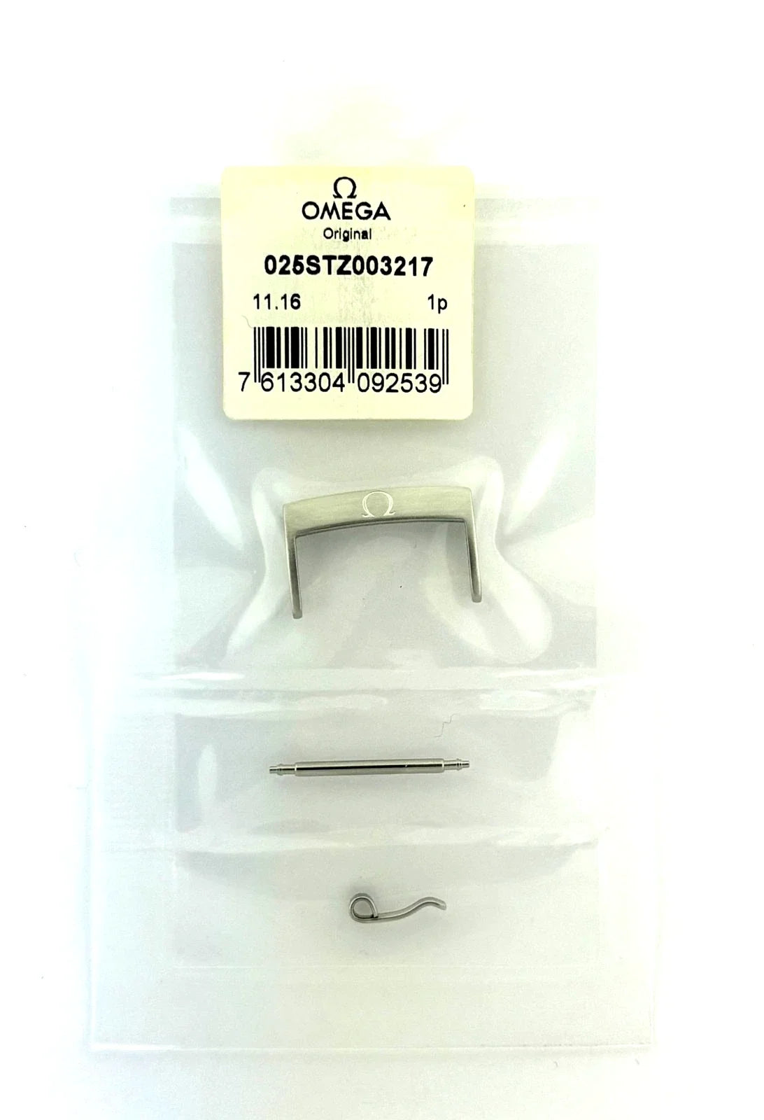 Omega 21mm Stainless Steel Tang Buckle 025STZ003217