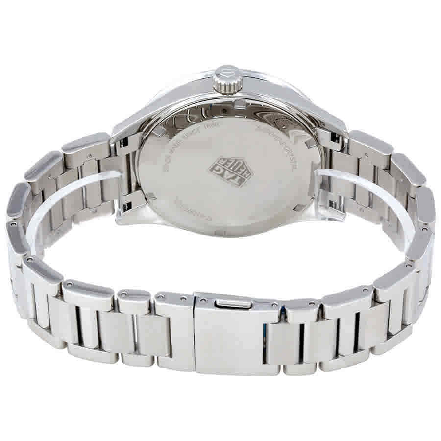 Tag Heuer Carrera Quartz Diamonds Blue Dial Silver Steel Strap Watch for Women - WAR1114.BA0601