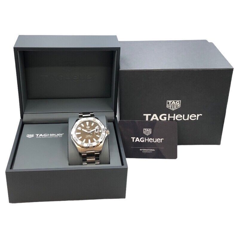 Tag Heuer Aquaracer Sunray Brown Dial Watch for Men - WAY2018.BA0927