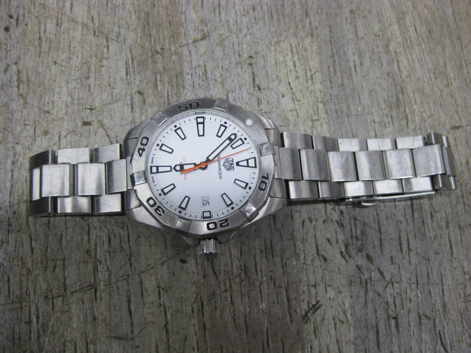 Tag Heuer Aquaracer White Dial Watch for Men - WBD1111.BA0928