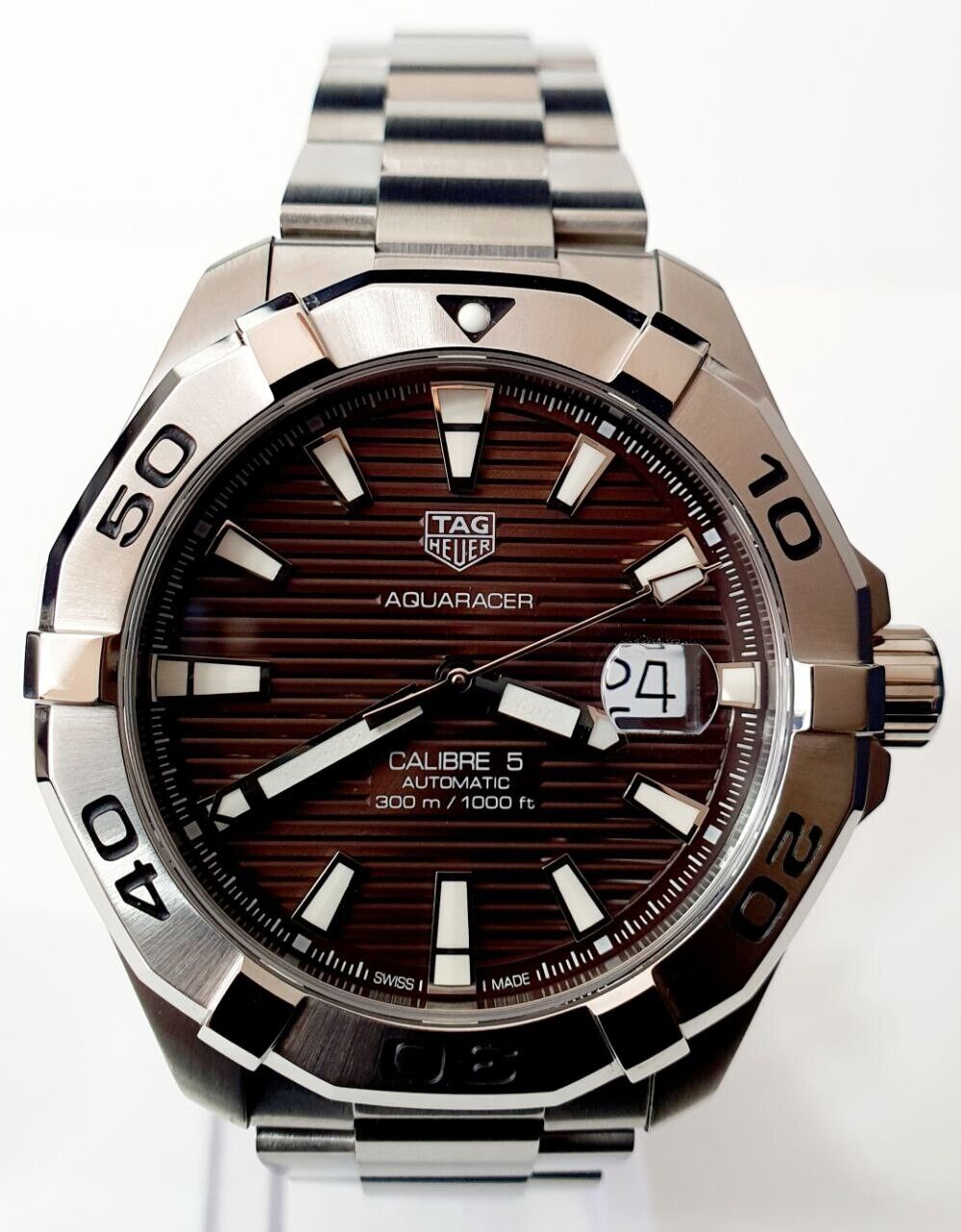 Tag Heuer Aquaracer Sunray Brown Dial Watch for Men - WAY2018.BA0927
