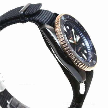 Seiko 5 Sports Automatic Blue Dial Black NATO Strap Watch for Men - SBSA098