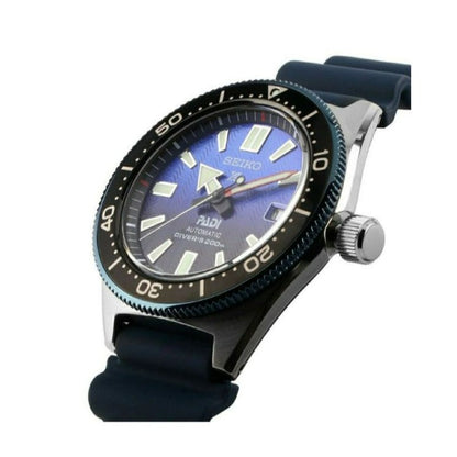 Seiko Prospex PADI Special Edition Divers 200M Blue Dial Blue Rubber Strap Watch For Men - SPB071J1