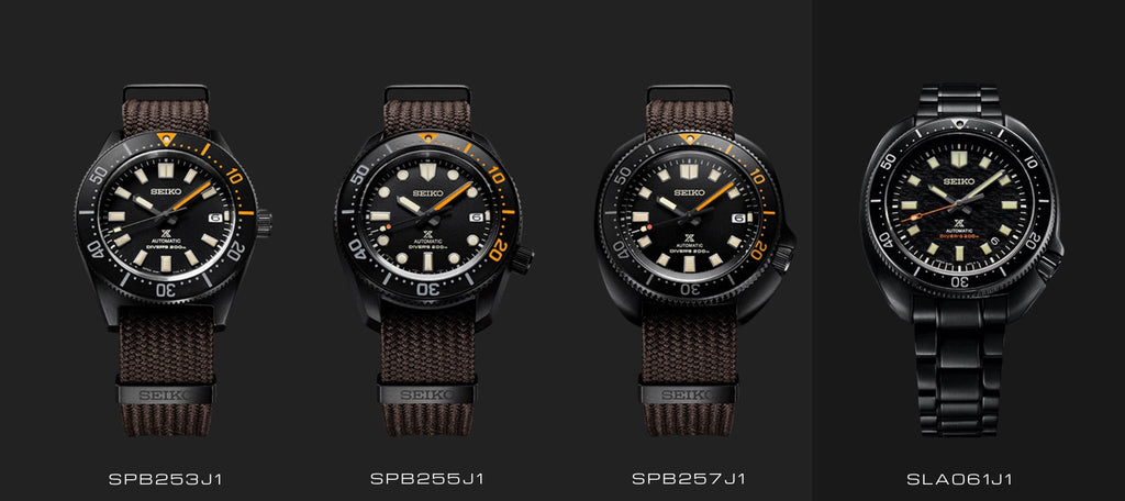 Seiko Prospex Black Series 1965 Limited Edition Black Dial Brown NATO Strap Watch For Men - SPB253J1