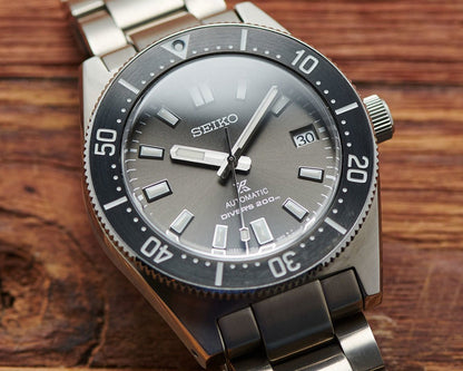 Seiko Prospex 1965 Modern Re Interpretation Automatic Black Dial Silver Steel Strap Watch For Men - SPB143J1