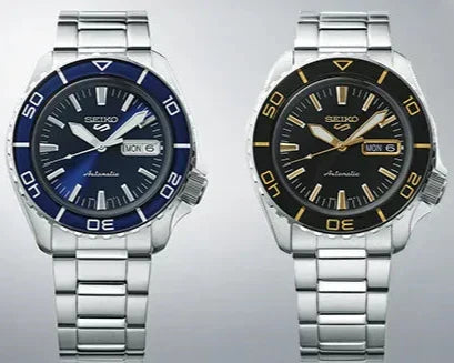 Seiko 5 Sport Automatic SKX Series Black Dial Silver Steel Strap Watch for Men - SRPK99K1