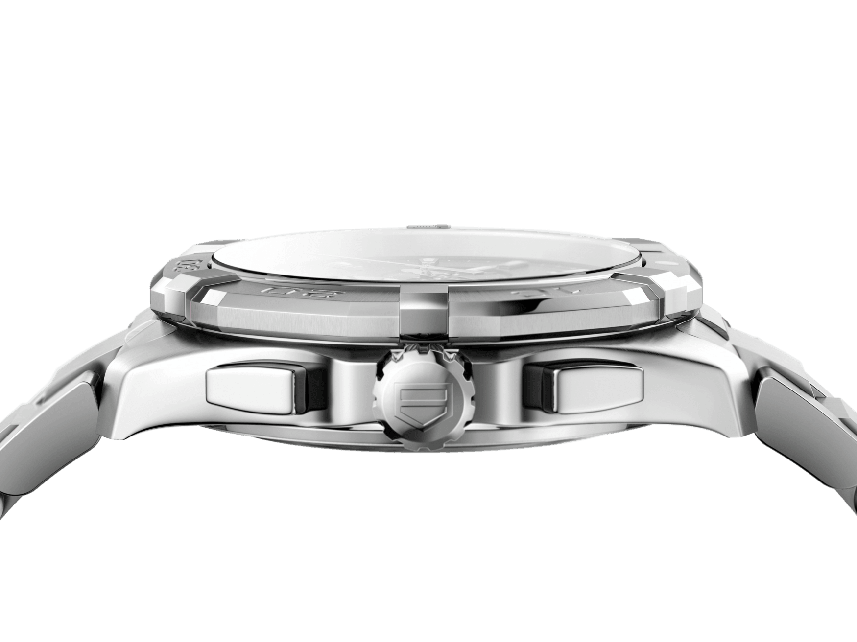 Tag Heuer Aquaracer Chronograph Black Dial Silver Steel Strap Watch for Men - CAY1110.BA0927