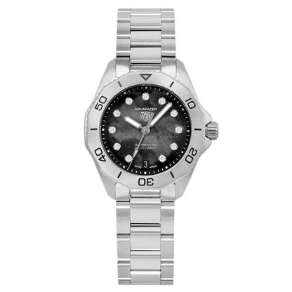 Tag Heuer Aquaracer Professional 200 Automatic Black Dial Silver Steel Strap Watch for Men - WBP2410.BA0622