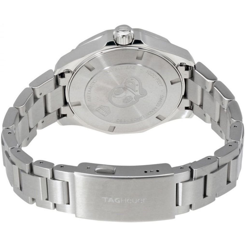 Tag Heuer Aquaracer Caliber 5 Black Dial Silver Steel Strap Watch for Men - WAY201A .BA0927