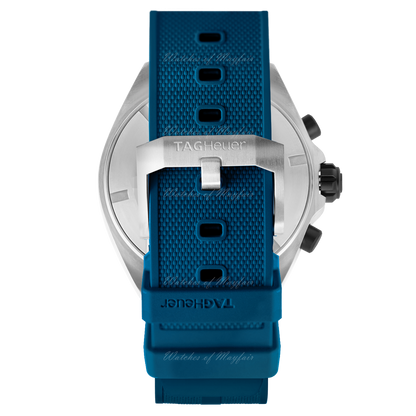 Tag Heuer Formula 1 Chronograph Blue Dial Blue Rubber Strap Watch for Men - CAZ101AV.FT8077