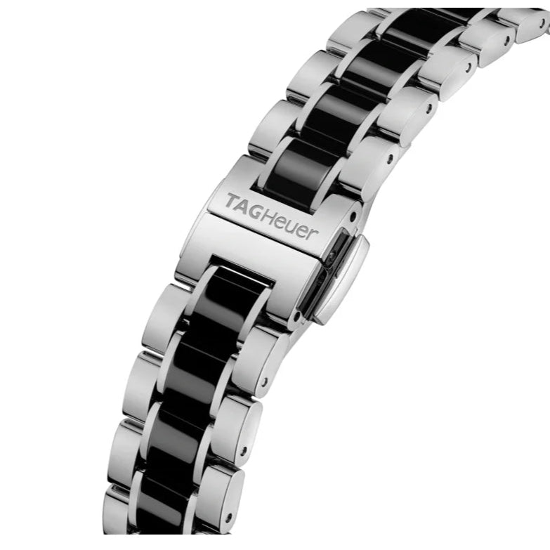 Tag Heuer Formula 1 Diamonds Black Dial Two Tone Steel Strap Watch for Women - WBJ141AB.BA0973
