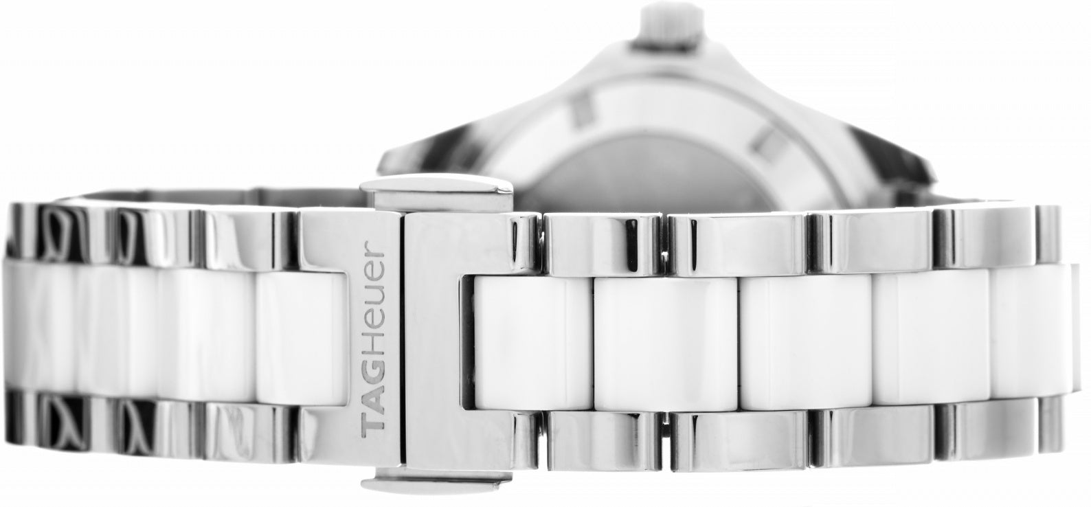 Tag Heuer Aquaracer Diamonds White Dial Two Tone Steel Strap Watch for Women - WAY131H.BA0914