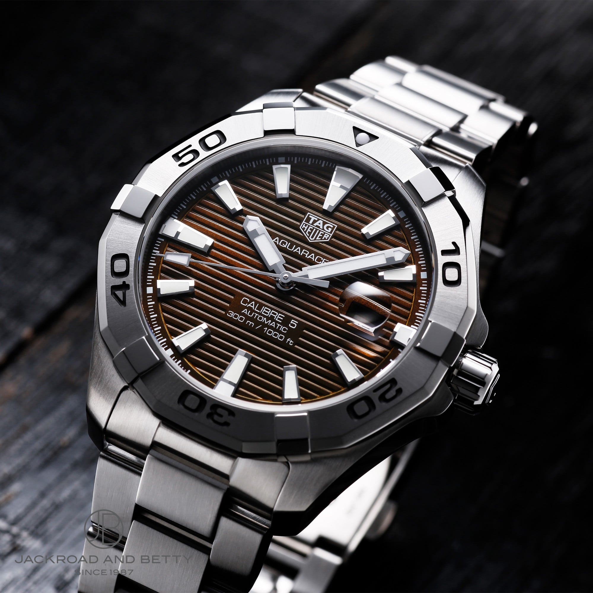 Tag Heuer Aquaracer Sunray Brown Dial Watch for Men - WAY2018.BA0927