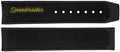 Omega Speedmaster Racing 19mm Black Rubber Strap 98000417