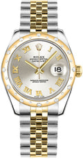Rolex Datejust 31 Steel Dial Roman Numeral Women's Watch 178343-0022