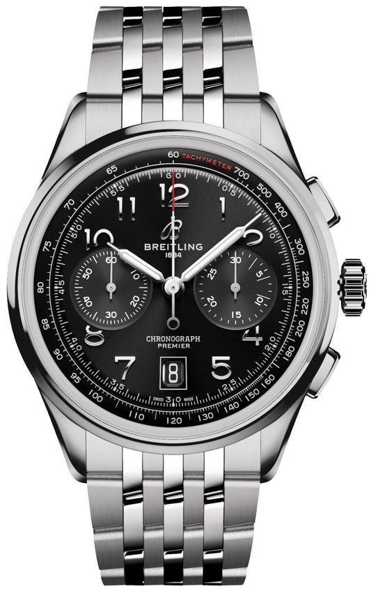 Breitling Premier B01 Chronograph 42 Steel Men's Watch AB0145221B1A1