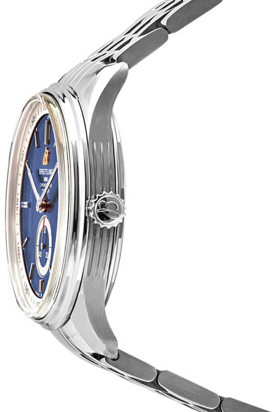 Breitling Premier Automatic 40 Steel Blue Dial Men's Watch A37340351C1A1