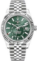 Rolex Sky-Dweller White Gold Fluted Bezel Calendar & GMT Men's Watch 336934-0002