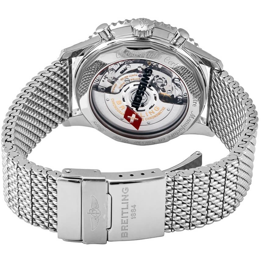 Breitling Navitimer B01 Chronograph 43 Swissair Steel Watch AB01211B1B1A1 / 154A