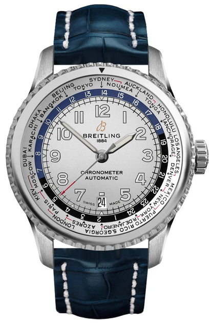 Breitling Navitimer Aviator 8 Unitime Stainless Steel Men's Watch AB3521U01G1P4