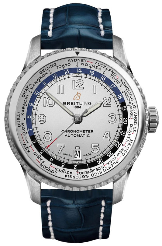 Breitling Navitimer Aviator 8 Unitime Stainless Steel Men's Watch AB3521U01G1P4