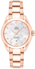 Omega Seamaster Aqua Terra Solid 18k Rose Gold Women's Watch 231.50.34.20.55.001