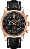 Breitling Transocean Unitime Pilot Black Men's Watch RB0510U5/BC39-760P