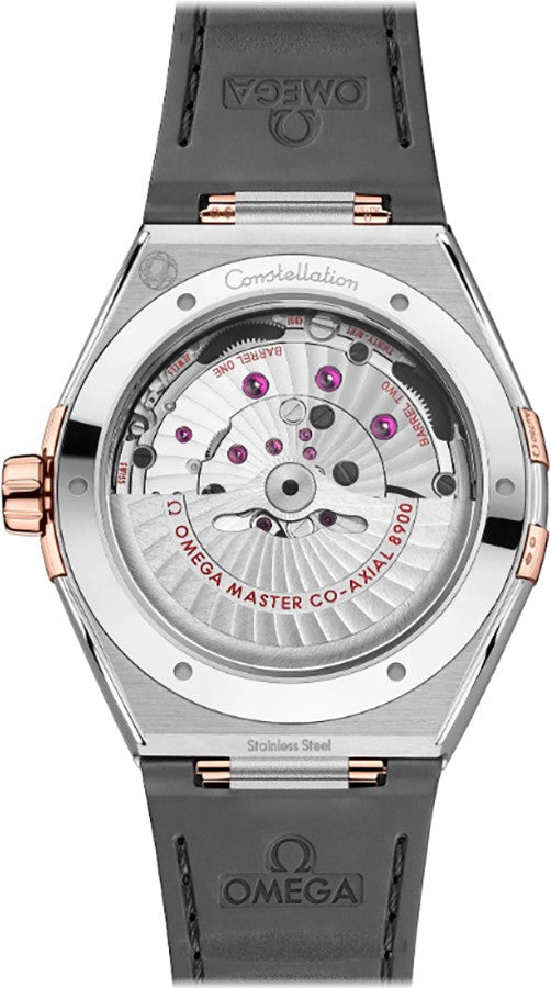 Omega Constellation Steel Rose Gold Ceramic Men's Watch 131.23.41.21.06.001