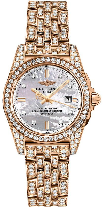 Breitling Galactic 29 Diamonds Women's Luxury Watch H7234863/A792-791T