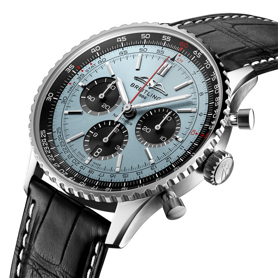 Breitling Navitimer B01 Chronograph 43 Blue Dial Men's Watch AB0138241C1P1