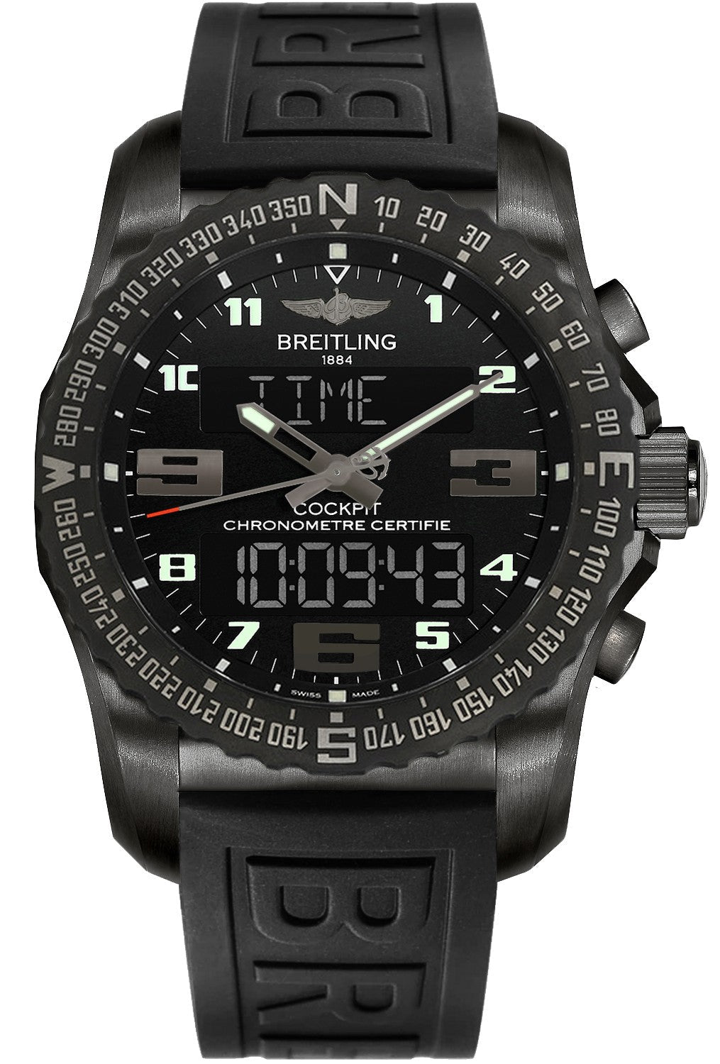 Breitling Cockpit B50 Might Mission GMT Feature Men's Watch VB5010221B1S1