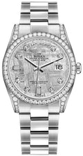Rolex Day-Date 36 Diamond Gold Oyster Bracelet Watch 118389