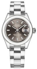 Rolex Lady-Datejust 28 Dark Grey Dial Women's Watch 279160-0010