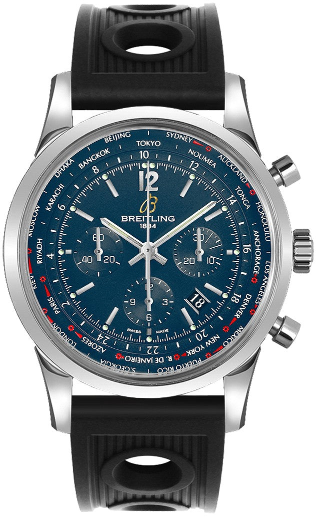 Breitling Transocean Unitime Pilot Men's Watch AB0510U9/C879-201S