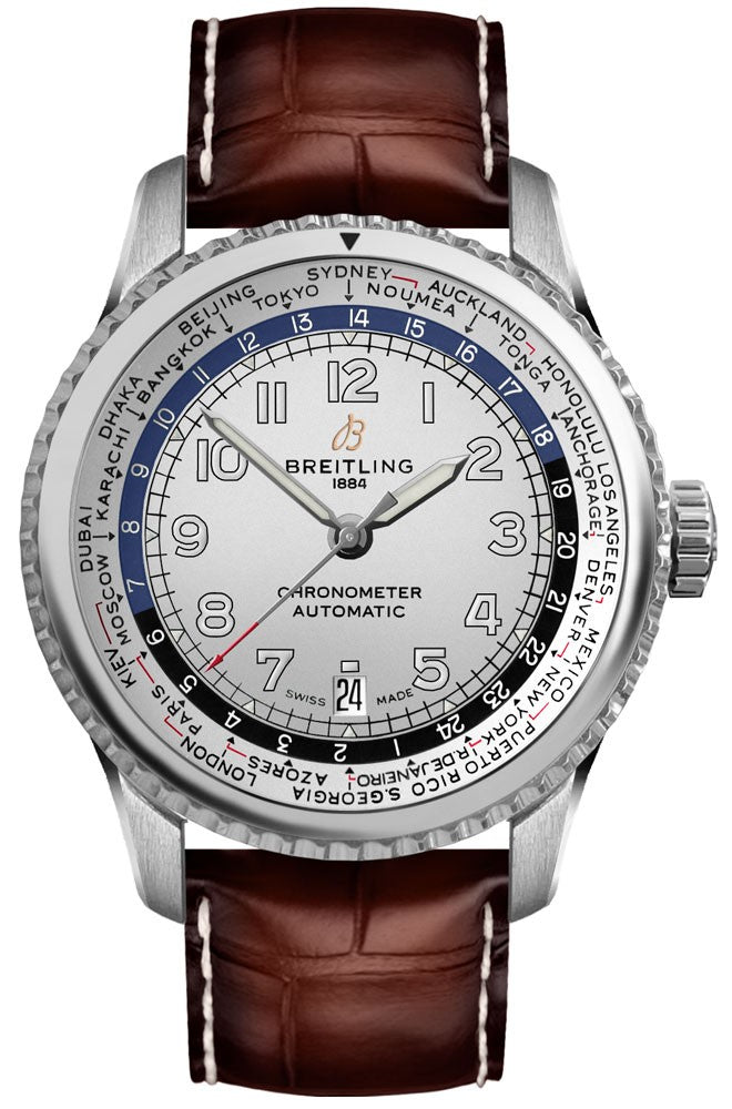 Breitling Navitimer Aviator 8 B35 Automatic Unitime 43 Men's Watch AB3521U01G1P3