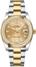 Rolex Datejust 36 18k Yellow Gold & Oystersteel Watch 126203-0016