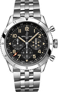 Breitling Aviator Super AVI B04 P-51 Mustang Steel Men's GMT Watch AB04453A1B1A1
