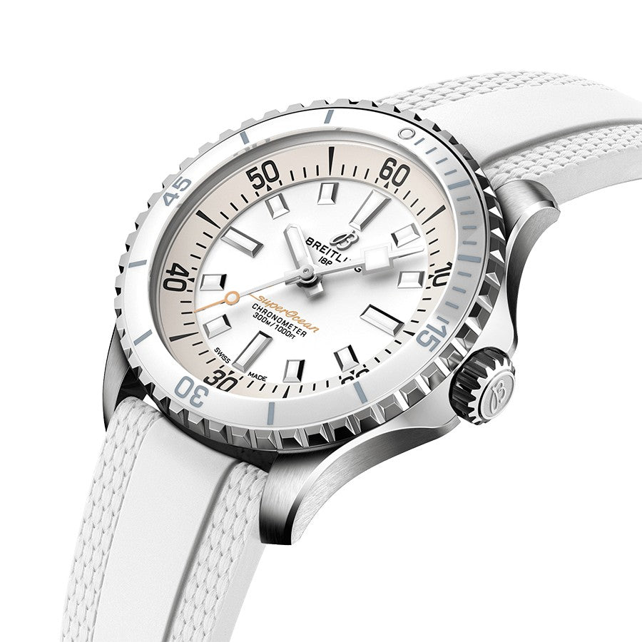 Breitling Superocean Automatic 36 White Dial Midsize Watch A17377211A1S1