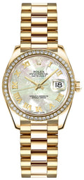 Rolex Lady-Datejust 26 Mother of Pearl Roman Numeral Watch 179138