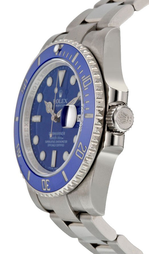 Rolex Submariner Date White Gold Men's Watch 116619LB-0001