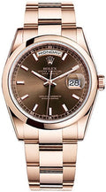 Rolex Day-Date 36 Domed Bezel Watch 118205