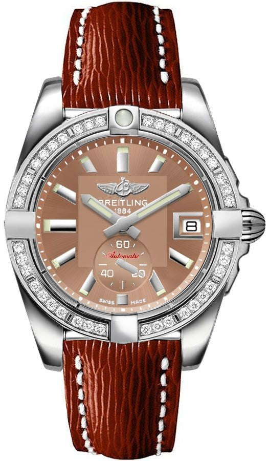 Breitling Galactic 36 Bronze Dial Women's Watch A3733053/Q582-216X
