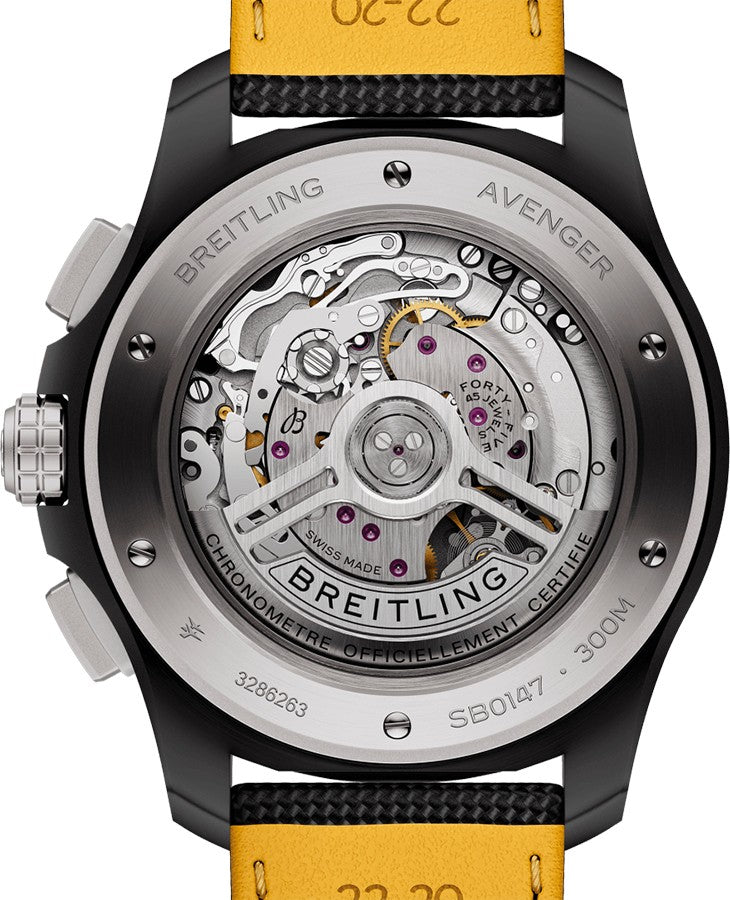 Breitling Avenger B01 Chronograph 44 Night Mission Men's Watch SB0147101B1X1