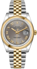 Rolex Datejust 36 Steel Roman Numeral Dial Watch 116203-0145