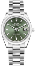 Rolex Datejust 31 Mint Green Dial Women's Watch 278240-0011