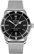 Breitling Superocean Heritage II 46 Black Dial Steel Men's Watch AB2020121B1A1